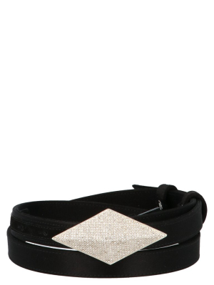 Alexandre Vauthier Embellished Buckle Belt