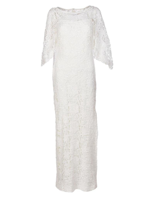 Lauren Ralph Lauren Lace Detailed Maxi Dress