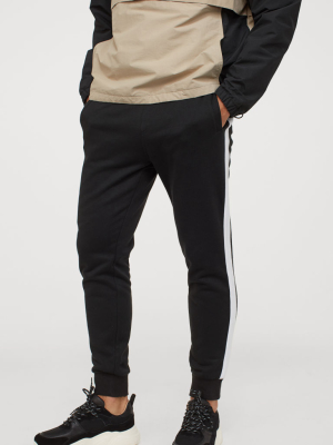 Joggers With Side Stripes