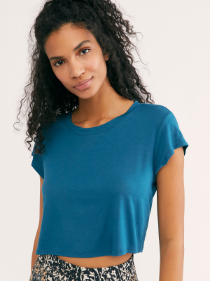 Cropped Baby Bamboo Tee
