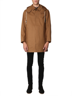 Mackintosh Single Breasted Hooded Coat