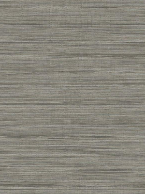 Grasslands Wallpaper In Charcoal From The Texture Gallery Collection By Seabrook Wallcoverings