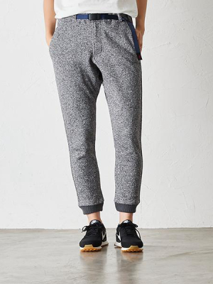 Bonding Knit Fleece Narrow Rib Pants