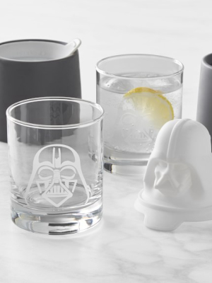 Star Wars™ Darth Vader Etched Glasses & Ice Molds Set