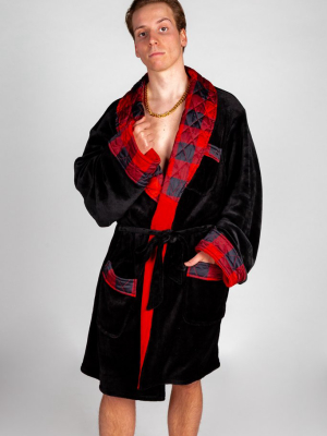 The Cigar Bar | Plush Velvet Smoking Robe