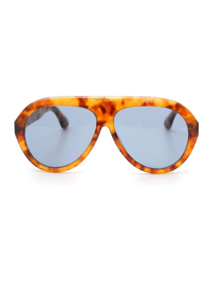 Gucci Eyewear Navigator Double G Sunglasses