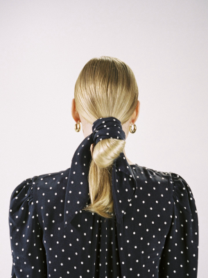Scarf | Dotted Navy