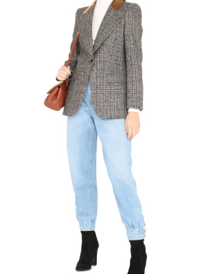 Dolce & Gabbana Checked Single-breasted Blazer