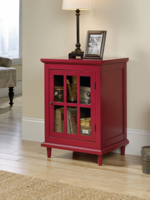 Barrister Lane Side Table Berry Red - Sauder