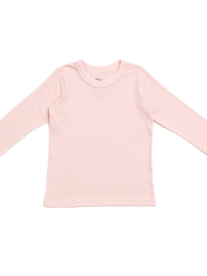 Long-sleeve Tee - Solid Pink