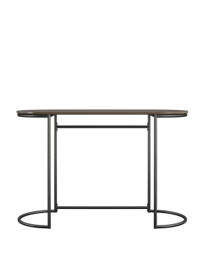 Vivinne Writing Desk Gray Oak - Cosmoliving By Cosmopolitan