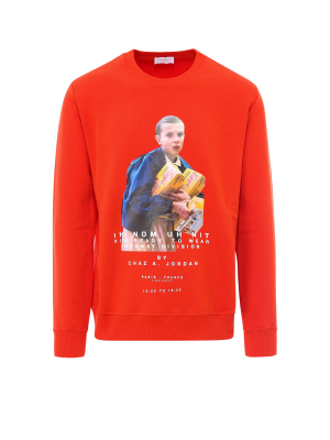 Ih Nom Uh Nit Stranger Things Printed Sweatshirt