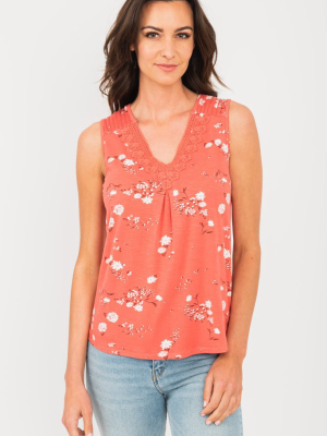 Anna Floral Sleeveless Blouse