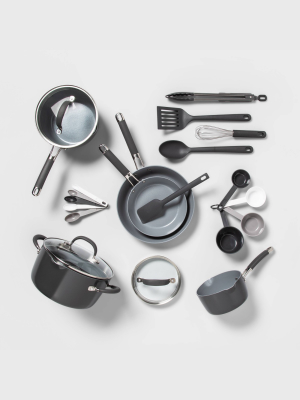 22pc Ceramic Cookware Set - Made By Design™