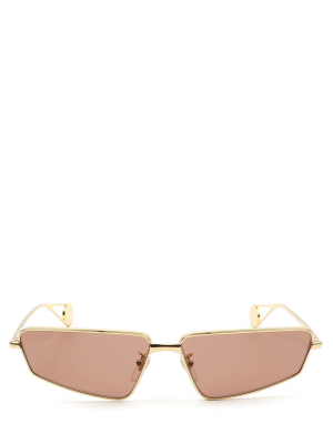 Gucci Eyewear Geometric Frame Sunglasses