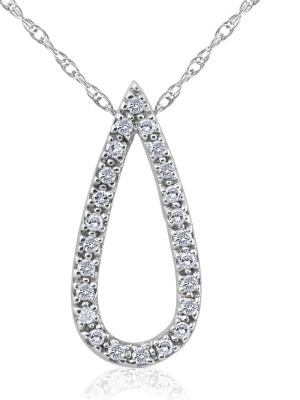 Pompeii3 1/4ct Diamond Pendant 10k White Gold