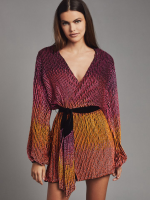 Gabrielle Sequin Ombre Robe