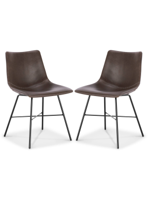 Set Of 2 Phillip Dining Chair - Poly & Bark