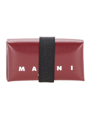 Marni Origami Logo Print Wallet