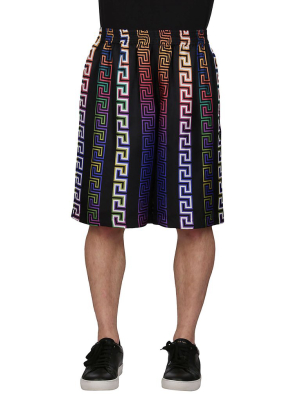 Versace Greca Print Bermuda Shorts