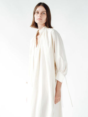 Ecru Poplin Whitney Tunic