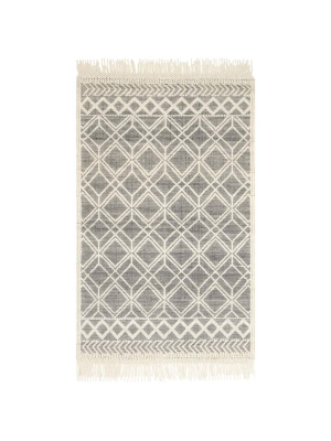 Loloi Magnolia Home Rug Holloway Yh-04 Black/ivory