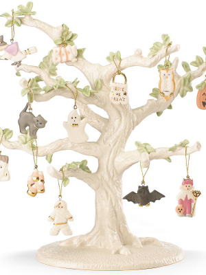 Trick Or Treat 12 Piece Ornament & Tree Set