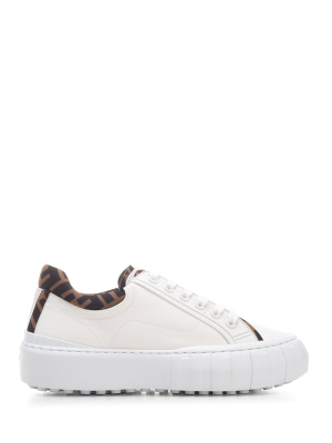 Fendi Ff Trim Low-top Sneakers