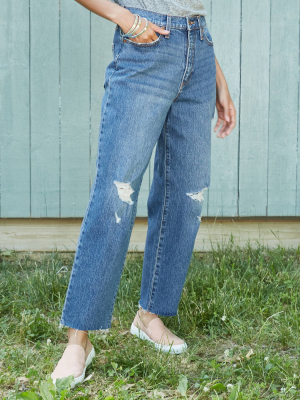 Women's High-rise Vintage Straight Cropped Jeans - Universal Thread™