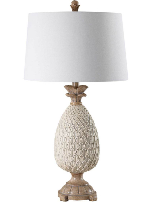 Brenda Table Lamp Antique Cream/brown (set Of 2)