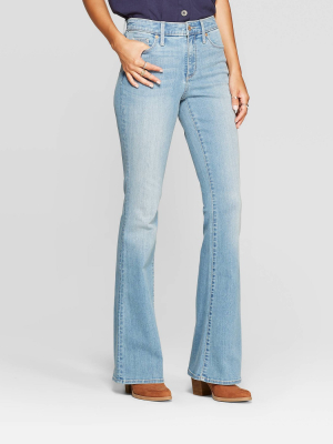 Women's High-rise Flare Jeans - Universal Thread™ Light Wash