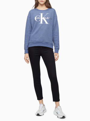 Monogram Logo Crewneck Sweatshirt