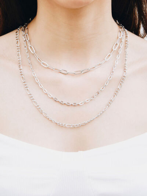 Anchor Chain Necklace Set