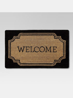 1'6"x2'6" Welcome Coir Doormat - Threshold™