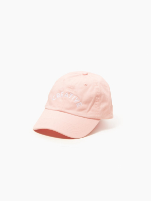 Poketo Creative Cap In Pink