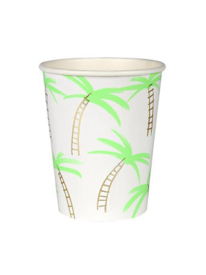 Meri Meri Palm Trees Cup S/8