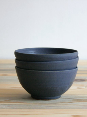 Indigo Dessert Bowl