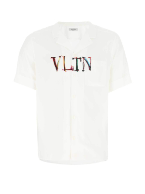 Valentino Vltn Print Short-sleeve Shirt