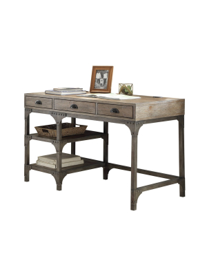 Writing Desk Oak - Acme Furniture