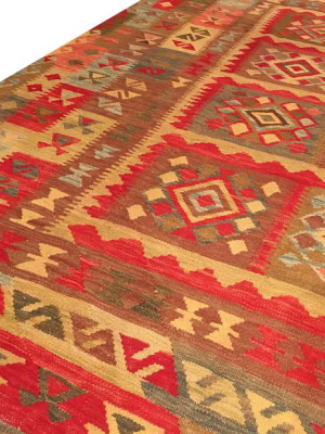 Turkish Kilim Rug 6'7"x 9'8"