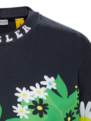 8 Moncler Richard Quinn Floral Cotton T-shirt