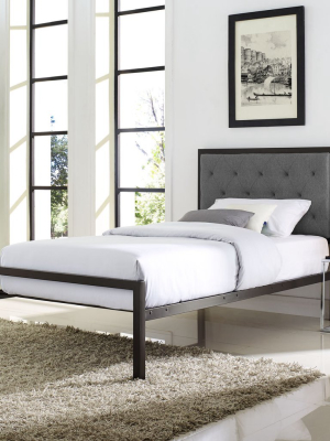 Milan Twin Fabric Bedframe