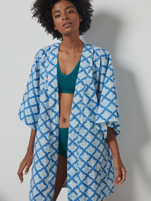 Roller Rabbit Jemina Kimono Robe