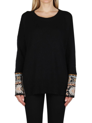 Etro Floral Trimmed Jumper