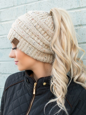 Ccآ® Bun Confetti Beanie