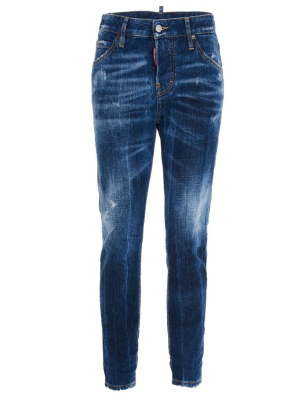 Dsquared2 Distressed Cropped Jeans