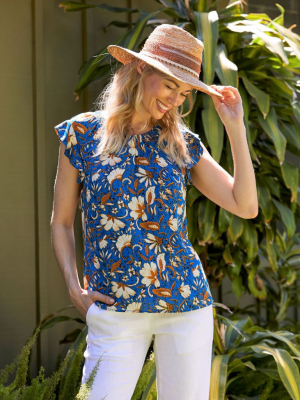 Emilia Floral Ruffled Blouse