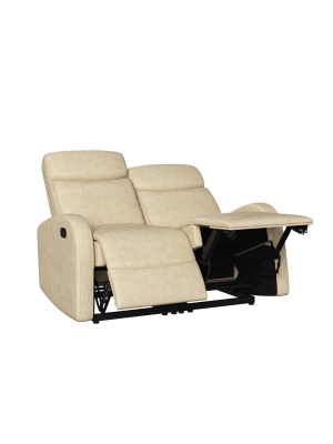 Aura 2 Seat Reclining Loveseat Faux Leather - Prolounger