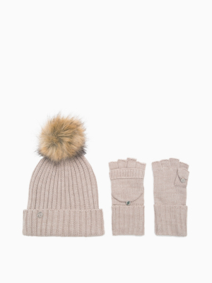 Ribbed Knit 2-piece Set