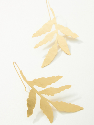 Falling Leaf Drop Earrings